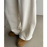 履くだけで“美脚バランス”完成！配色ウエストで差がつく、裏毛スウェットカーブパン… | Classical Elf  | 詳細画像43 