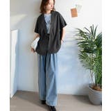 纏うだけで上品見え。リネンライクドルマンスリーブテーラードダブルジャケット(半袖… | Classical Elf | 詳細画像13