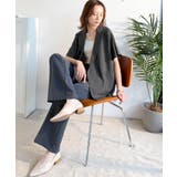 纏うだけで上品見え。リネンライクドルマンスリーブテーラードダブルジャケット(半袖… | Classical Elf | 詳細画像16