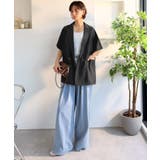 纏うだけで上品見え。リネンライクドルマンスリーブテーラードダブルジャケット(半袖… | Classical Elf | 詳細画像4