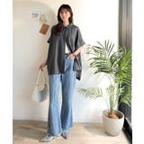 【接触冷感 UVカット機能付き】着るだけで、見返り美人。バックタックデザイン胸ポ… | Classical Elf  | 詳細画像12 