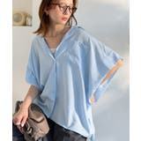 【接触冷感 UVカット機能付き】着るだけで、見返り美人。バックタックデザイン胸ポ… | Classical Elf  | 詳細画像17 