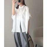 【接触冷感 UVカット機能付き】着るだけで、見返り美人。バックタックデザイン胸ポ… | Classical Elf  | 詳細画像5 