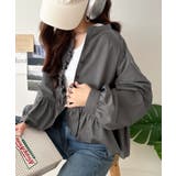 ふわっと華やかシルエット美人♪柄アソートフリルデザインブラウス | Classical Elf  | 詳細画像16 