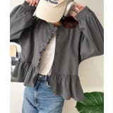 ふわっと華やかシルエット美人♪柄アソートフリルデザインブラウス | Classical Elf  | 詳細画像17 