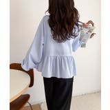 ふわっと華やかシルエット美人♪柄アソートフリルデザインブラウス | Classical Elf  | 詳細画像29 