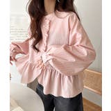 ふわっと華やかシルエット美人♪柄アソートフリルデザインブラウス | Classical Elf  | 詳細画像32 