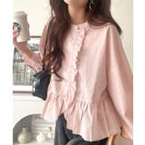 ふわっと華やかシルエット美人♪柄アソートフリルデザインブラウス | Classical Elf  | 詳細画像33 