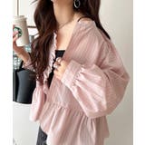 ふわっと華やかシルエット美人♪柄アソートフリルデザインブラウス | Classical Elf  | 詳細画像35 