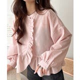 ふわっと華やかシルエット美人♪柄アソートフリルデザインブラウス | Classical Elf  | 詳細画像36 