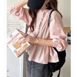 ふわっと華やかシルエット美人♪柄アソートフリルデザインブラウス | Classical Elf  | 詳細画像37 