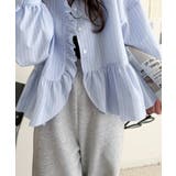 ふわっと華やかシルエット美人♪柄アソートフリルデザインブラウス | Classical Elf  | 詳細画像39 