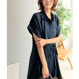 清涼感あるリネンライク素材。きちんと感漂う最旬リネンライクウエストタックシャツワ… | Classical Elf  | 詳細画像41 