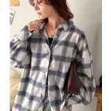 ブルー | トレンド感たっぷり、ゆったりとしたシルエットで大人の抜け感を演出。微起毛オーバー… | Classical Elf