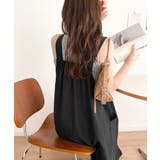 重ね着が楽しい♪着回し自在◎リネンライク素材胸元ギャザー＆ポケット使いAラインジ… | Classical Elf  | 詳細画像10 