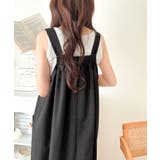 重ね着が楽しい♪着回し自在◎リネンライク素材胸元ギャザー＆ポケット使いAラインジ… | Classical Elf  | 詳細画像21 