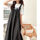 重ね着が楽しい♪着回し自在◎リネンライク素材胸元ギャザー＆ポケット使いAラインジ… | Classical Elf  | 詳細画像23 