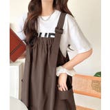 重ね着が楽しい♪着回し自在◎リネンライク素材胸元ギャザー＆ポケット使いAラインジ… | Classical Elf  | 詳細画像32 