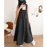 重ね着が楽しい♪着回し自在◎リネンライク素材胸元ギャザー＆ポケット使いAラインジ… | Classical Elf  | 詳細画像3 