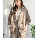 さらっと羽織る、立体の表情。サッカー素材ダブルテーラードジャケット(長袖) | Classical Elf | 詳細画像25