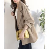 さらっと羽織る、立体の表情。サッカー素材ダブルテーラードジャケット(長袖) | Classical Elf | 詳細画像34