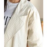 上品なシボ感とストライプ柄が、洗練された都会的な印象に。サッカー素材ダブルテーラ… | Classical Elf | 詳細画像37