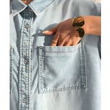 羽織るだけで垢抜け確実♪華奢見え抜群 フレンチスリーブデニムシャツ（半袖） | Classical Elf  | 詳細画像21 