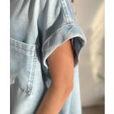 羽織るだけで垢抜け確実♪華奢見え抜群 フレンチスリーブデニムシャツ（半袖） | Classical Elf  | 詳細画像22 