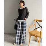 マルチWAYで着回し自在。リブ素材×シアー素材トップス 2枚セットアップ(長袖） | Classical Elf  | 詳細画像18 