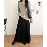 マルチWAYで着回し自在。リブ素材×シアー素材トップス 2枚セットアップ(長袖） | Classical Elf  | 詳細画像29 