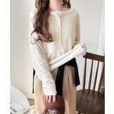 マルチWAYで着回し自在。リブ素材×シアー素材トップス 2枚セットアップ(長袖） | Classical Elf  | 詳細画像39 