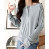 マルチWAYで着回し自在。リブ素材×シアー素材トップス 2枚セットアップ(長袖） | Classical Elf  | 詳細画像47 