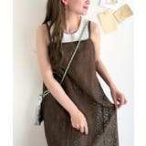 すっきり、華奢見え。華やかパネルレースキャミワンピース | Classical Elf  | 詳細画像17 
