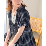 気分はリゾート♪大人可愛いチェック柄がポイント。パナマ風フレンチスリーブチェック… | Classical Elf  | 詳細画像11 