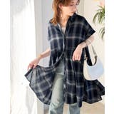 気分はリゾート♪大人可愛いチェック柄がポイント。パナマ風フレンチスリーブチェック… | Classical Elf  | 詳細画像15 