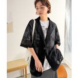 繊細なレースがつくる、大人のための“雰囲気服”。ポケットつきパネルレーステーラー… | Classical Elf  | 詳細画像10 