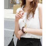 オフホワイト | marina×クラシカルエルフコラボ》さりげなく華やぐ、いつもの一枚。フリンジデ… | Classical Elf 