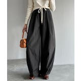 ブラック | 《AYA×クラシカルエルフコラボ》タイムレスに愛せる、洗練ワイドシルエット♪ウエ… | Classical Elf 