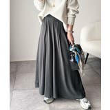 さらり、軽やか。リラックスstyleキマる。レーヨン素材ウエストギャザーフレアシ… | Classical Elf | 詳細画像16