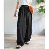 着回し抜群◎これ一枚でこなれ感♪ポンチボリュームコクーンパンツ | Classical Elf  | 詳細画像11 