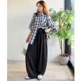 着回し抜群◎これ一枚でこなれ感♪ポンチボリュームコクーンパンツ | Classical Elf  | 詳細画像15 