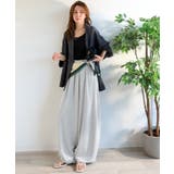 着回し抜群◎これ一枚でこなれ感♪ポンチボリュームコクーンパンツ | Classical Elf  | 詳細画像22 