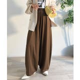 着回し抜群◎これ一枚でこなれ感♪ポンチボリュームコクーンパンツ | Classical Elf  | 詳細画像30 