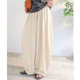 着回し抜群◎これ一枚でこなれ感♪ポンチボリュームコクーンパンツ | Classical Elf  | 詳細画像2 