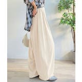 着回し抜群◎これ一枚でこなれ感♪ポンチボリュームコクーンパンツ | Classical Elf  | 詳細画像3 