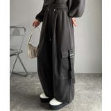 チャコール | 《marina×クラシカルエルフコラボ》トレンド感のあるワイドシルエット、大人の… | Classical Elf 