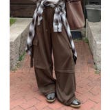 トレンド感のあるワイドシルエット、大人の抜け感を演出♪裏毛スウェットカーゴパンツ… | Classical Elf | 詳細画像29