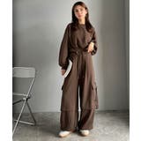 トレンド感のあるワイドシルエット、大人の抜け感を演出♪裏毛スウェットカーゴパンツ… | Classical Elf | 詳細画像34