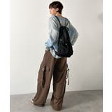 トレンド感のあるワイドシルエット、大人の抜け感を演出♪裏毛スウェットカーゴパンツ… | Classical Elf | 詳細画像39