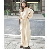 トレンド感のあるワイドシルエット、大人の抜け感を演出♪裏毛スウェットカーゴパンツ… | Classical Elf | 詳細画像2